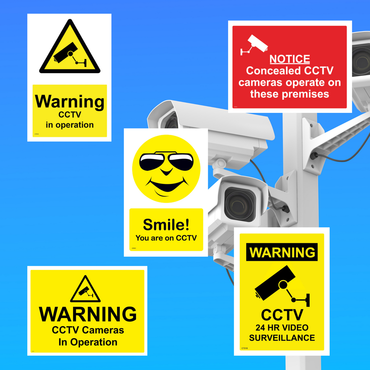 CCTV Security Guard Alert Alarm Cameras Detection Thief Signs – PWDirect
