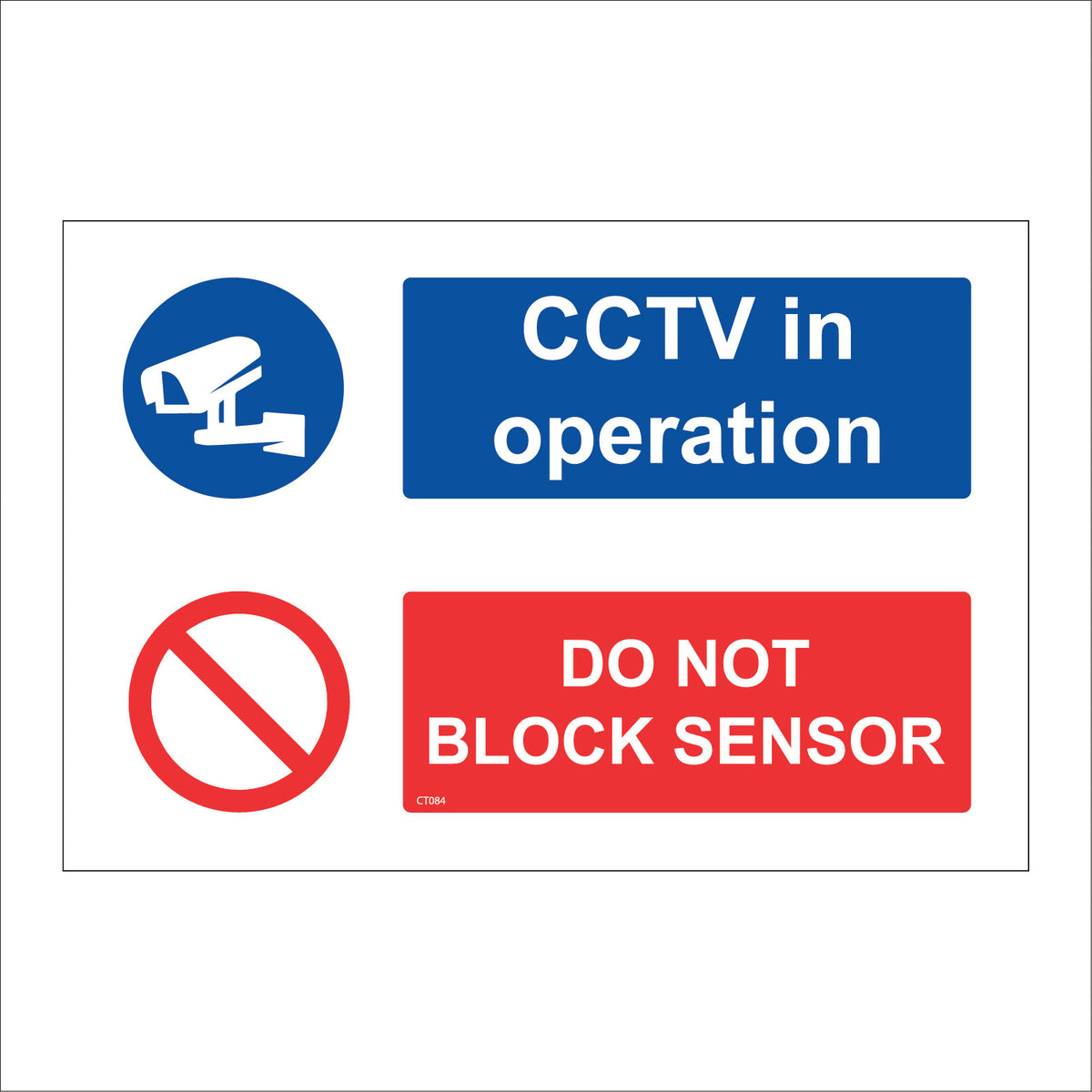 VSafety Warnschild »CCTV In Operation«, 300x400 Mm, Aus Stabilem Kunststoff