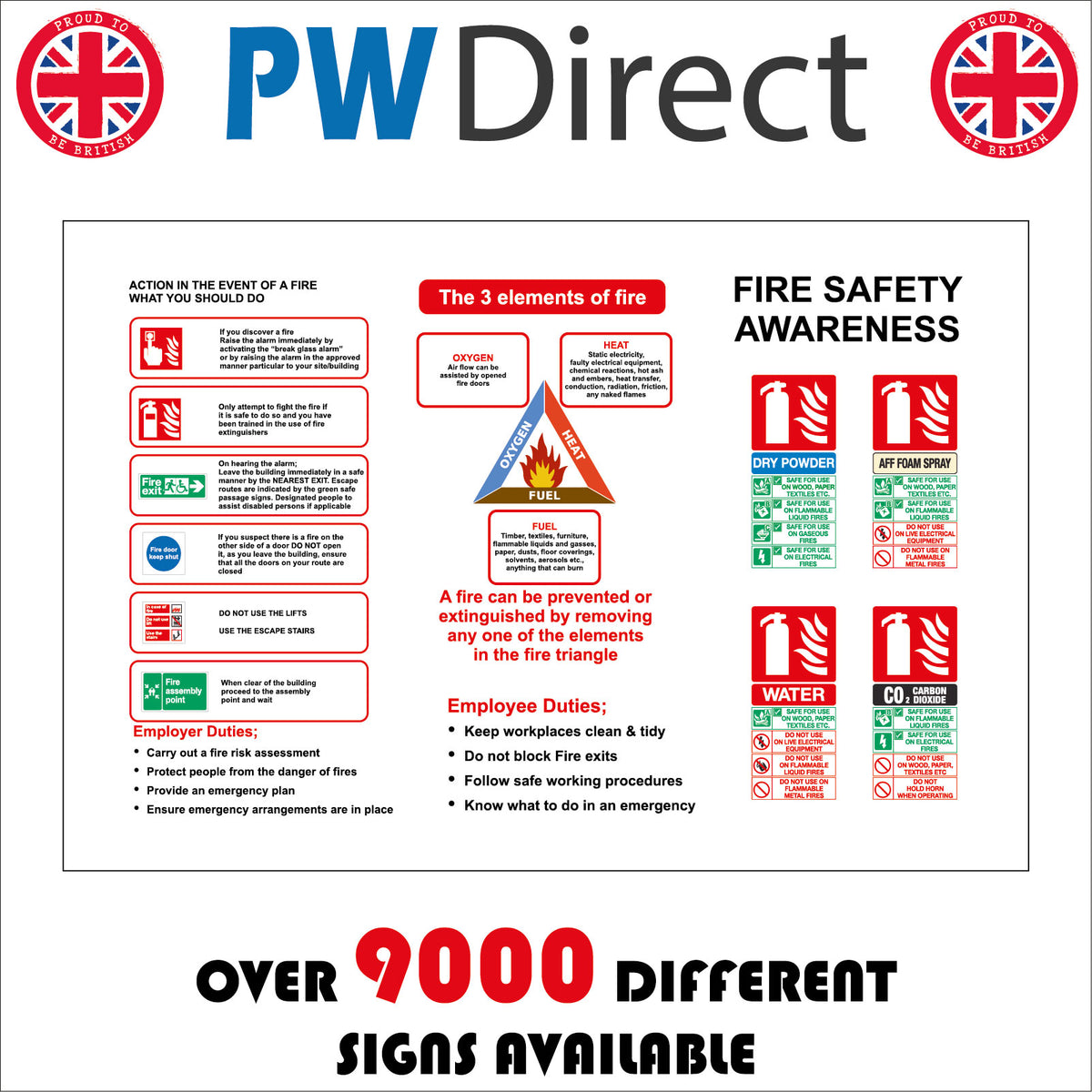 Fire Point Sign Photoluminescent 200 X 300mm - View #6