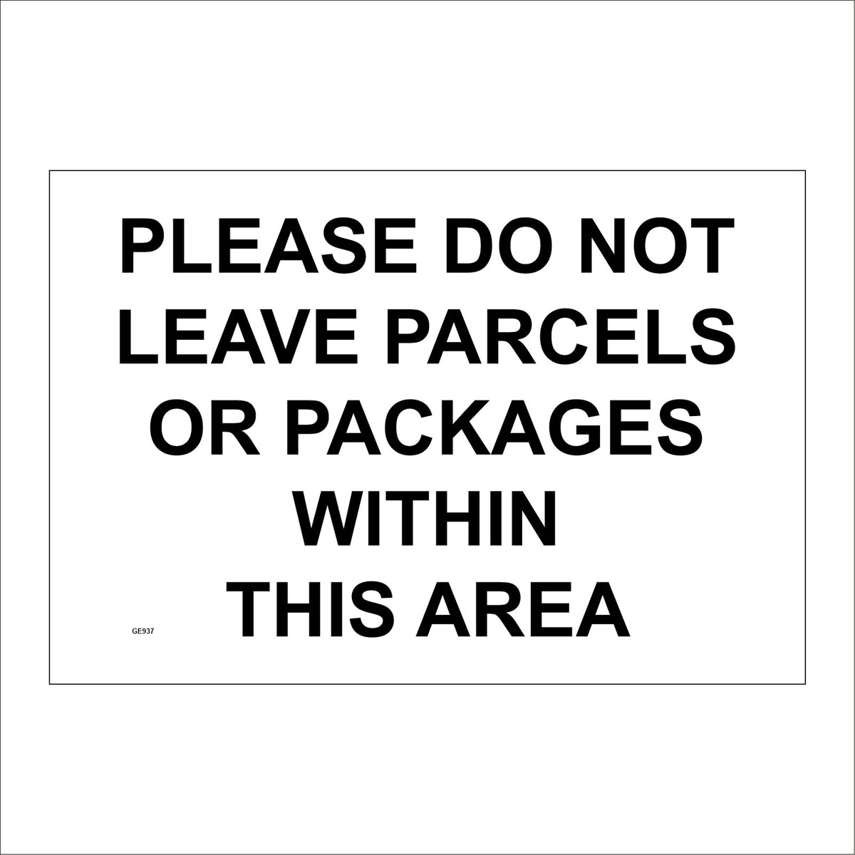 DELIVERIES - IF NO ANSWER PLEASE LEAVE PARCELS IN THE PARCEL BOX ≈ SIGN / NOTICE - View #11