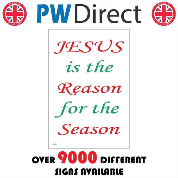 XM067 Jesus Is The Reason For The Season Sign