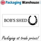CM209 Bob's Shed Sign with Horseshoe