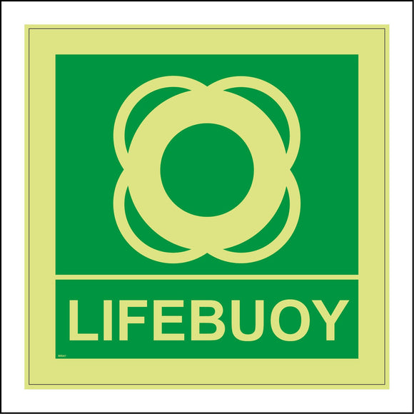 MR047 Lifebuoy Sign with Lifebuoy
