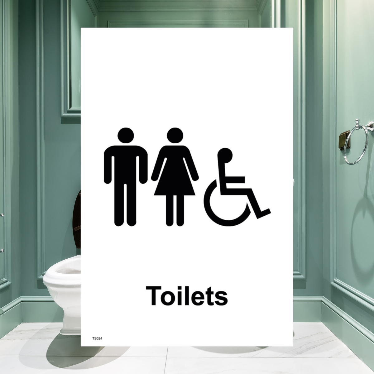 Toilet, Baby Changing, Shower Room, Whichever Signs – PWDirect