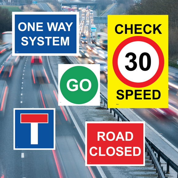 Road, Traffic & Parking Signs