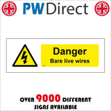 WT452 Danger Bare Live Wires