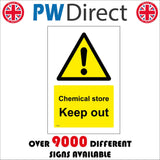 HA303 Chemical Store Keep Out