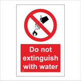FI445 Do Not Extinguish With Water
