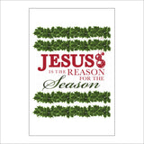 XM313 Jesus Reason For The season Holly Red Green