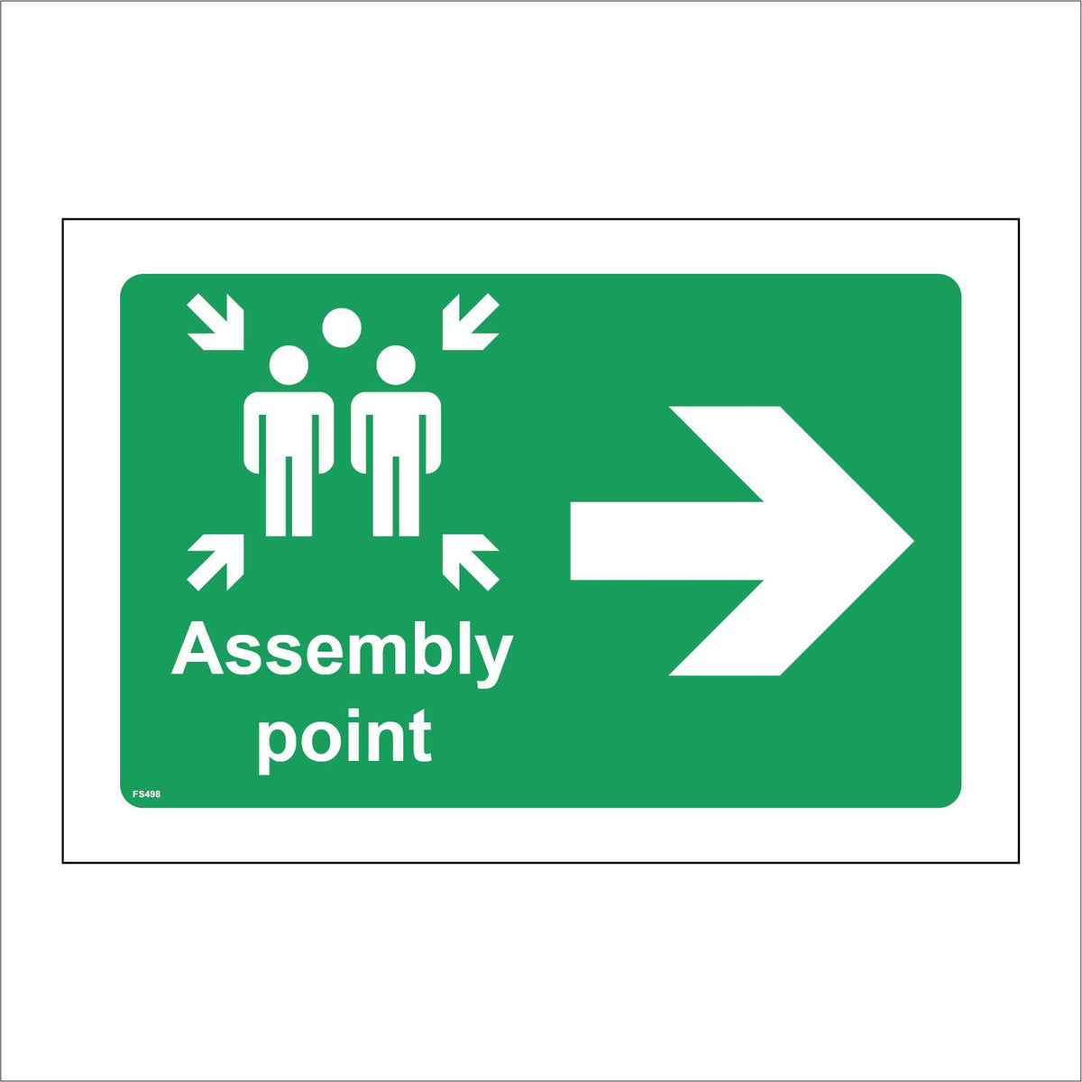 Fire Assembly Point Right Arrow – PWDirect