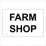 GG432 Farm Shop Black On White