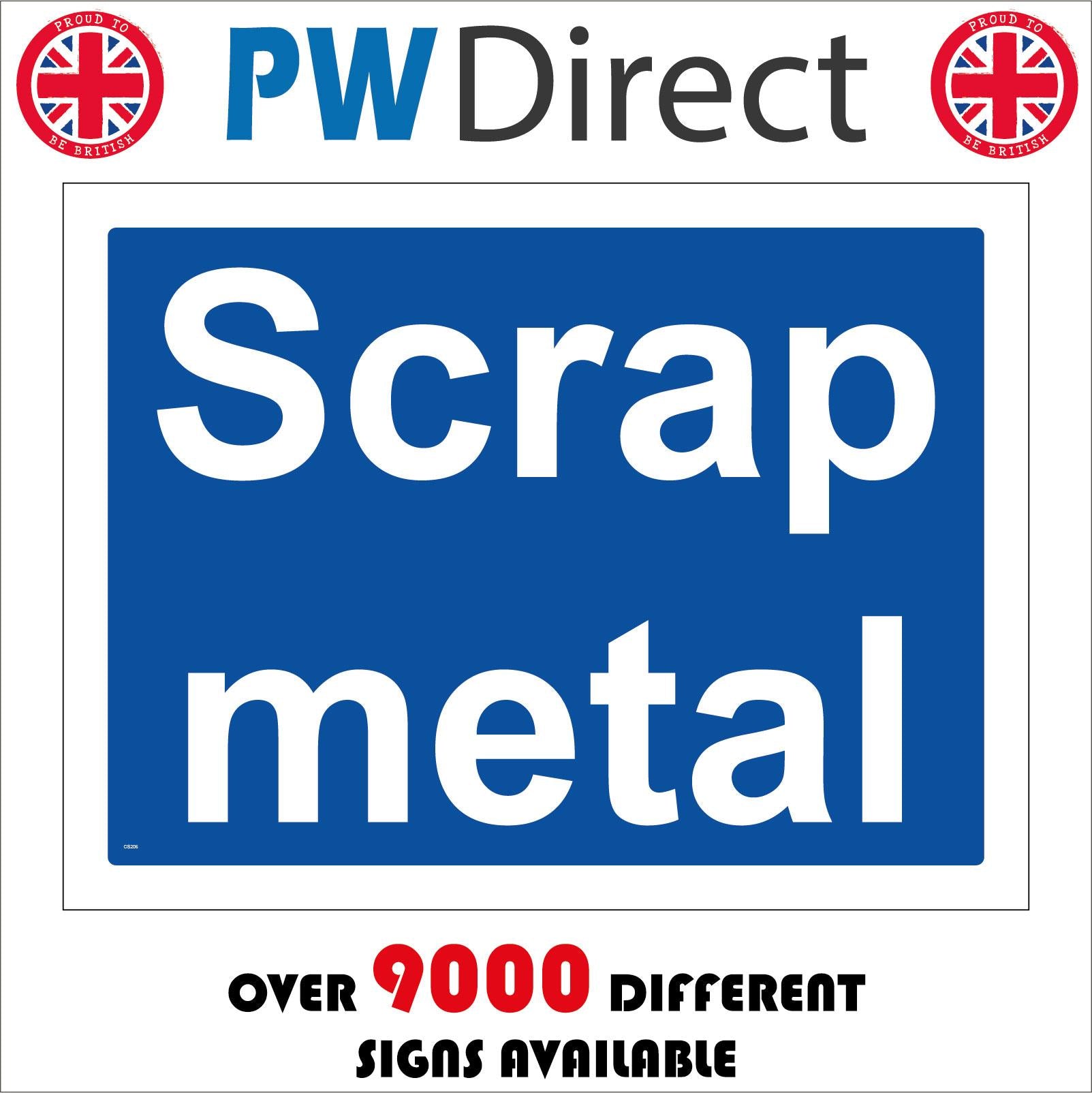 Scrap Metal Recycling Sign – PWDirect