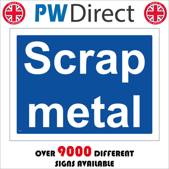 CS206 Scrap Metal Recycling Sign