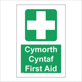 FS443 Cymorth Cyntaf First Aid Cymraeg Welsh English