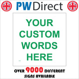 CC203C Green Text Words Choice Choose Custom Personal Gift
