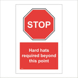 PR560 Stop Hard Hats Required Beyond This Point
