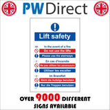 FI412 Lift Safety En Cas D Incendie Im Brandfall