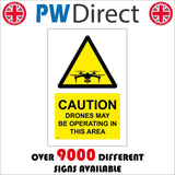 WT363 Caution Drones May Be Operating In This Area