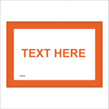 CC001E Text Here Words Choice Select Chooce Orange White