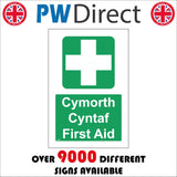 FS443 Cymorth Cyntaf First Aid Cymraeg Welsh English