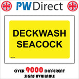 MR104 Deckwash Seacock