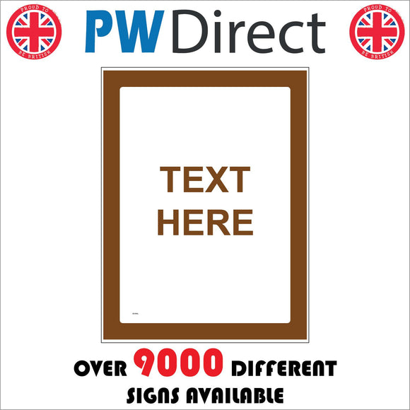 CC101L Text Words Choice Brown Attraction Custom Bespoke