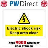 WT410 Electric Shock Risk Keep Area Clear