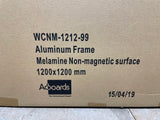 Classic Aluminum Frame Non Magnetic Whiteboard Adboards Drywipes **Collection Only**
