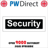 SE184 Security Sign