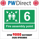 FS514 Fire Assembly Point 6