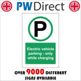 TR817 Electric Vehicle Parking Only While Charging