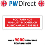 TR887 Footpath Not Mobility Scooter Or Pushchair Accessible