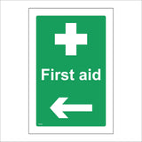 FS449 First Aid Left Arrow Direction
