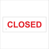 CS367 Closed Shop Cafe Hairdresser Bar Red