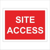 CS011 Site Access Sign