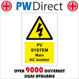 WT423 PV System Main AC Isolator