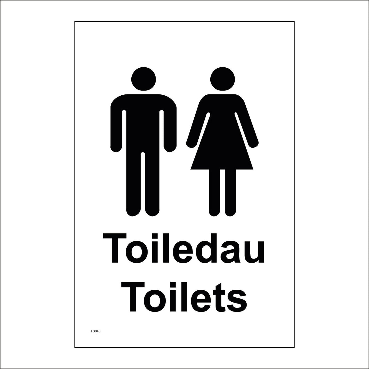 Toiledau Toilets Black On White – PWDirect