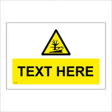 HA325 Environmental Hazard Your Text Wildlife Nature Fatal