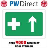 FS437 First Aid Up Arrow Direction