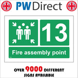 FS560 Fire Assembly Point 13