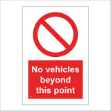 TR736 No Vehicles Beyond This Point