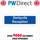 GG362 Derbynfa Reception Cymraeg Welsh Front Desk