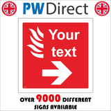 FI371 Your Text Right Arrow Made To Order Modify Professional