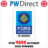 VE472 Gold Fors Fleet Operator Recognition Scheme