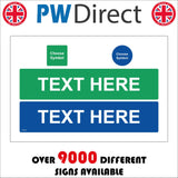 CC616 Green Blue Words Text Unique Distinct Own