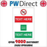 CC600 Text Words Choice Pick Red Green Symbol