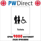 TS119 Toilets Male Female Disabled Bursting Urgent Accessible