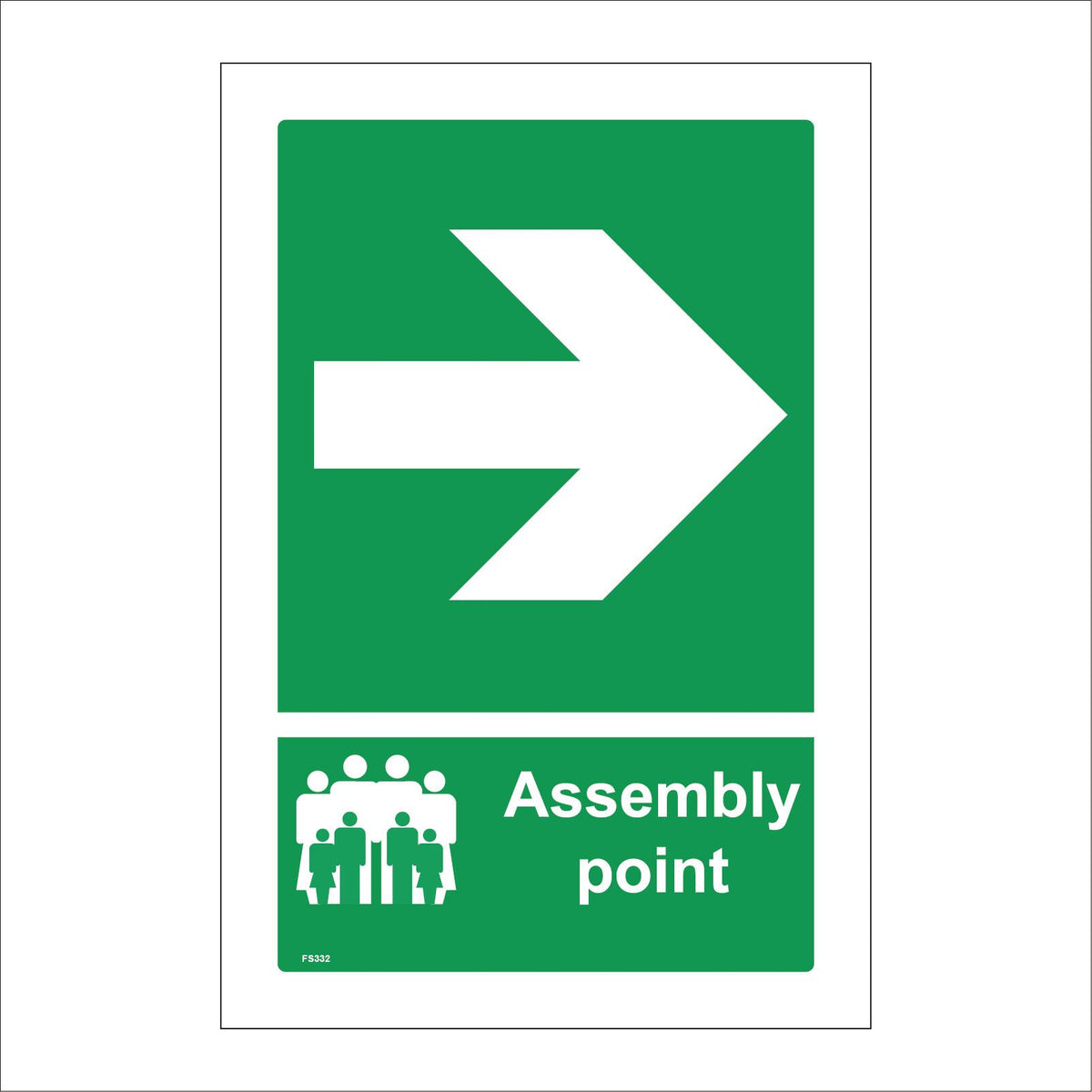 Assembly Point Direction Fire Assembly Point Right Arrow Direction Route Location – PWDirect