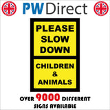 VE471 Please Slow Down Children Animals