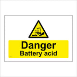 HA314 Danger Battery Acid
